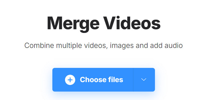 Clideo Choose Files