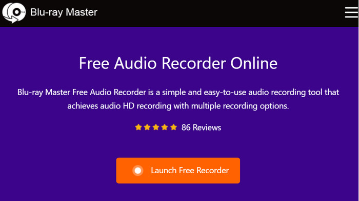 Free Audio Recorder Launch Recorder